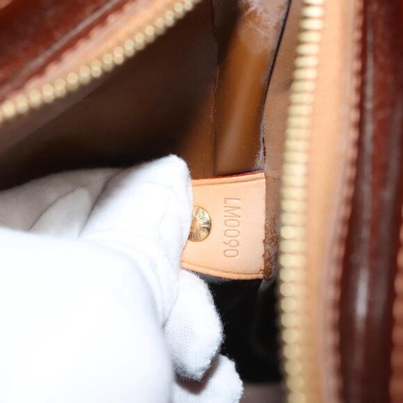 LOUIS VUITTON Monogram Vernis Houston Hand Bag Bronze M91122 - Picture 13 of 13